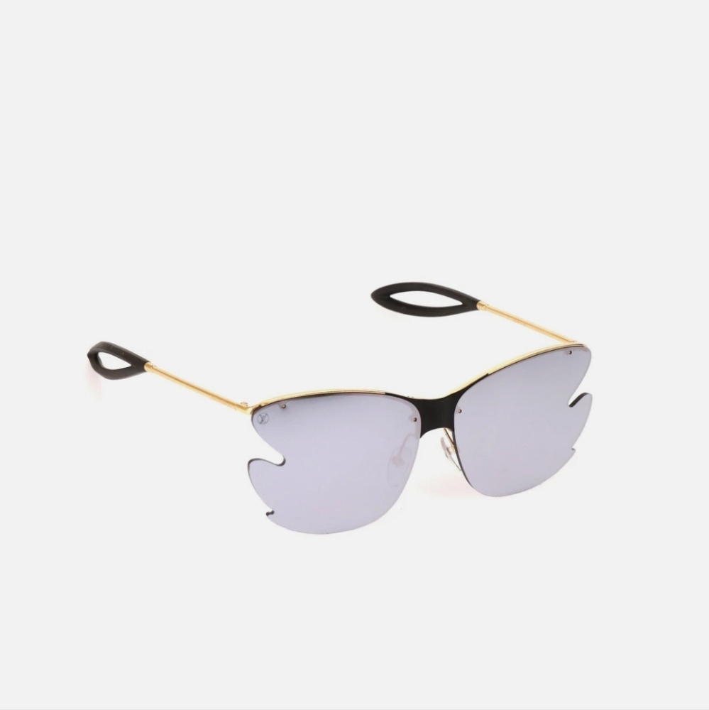 LOUIS VUITTON Z1235W BOHEMIAN SILVER MIRROR SUNGLASSES.